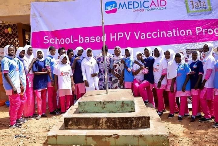 Medicaid Cancer Foundation at GSSC Yauri, Kebbi state to administer the final dose of Human Papillomavirus (HPV) vaccination for 100 girls.