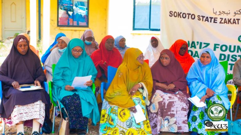 Jaiz Charity & Development Foundation disburses N5.5 million Zakat funds to 80 beneficiaries in Sokoto State.